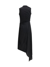 Balenciaga Women Draped Midi Dress