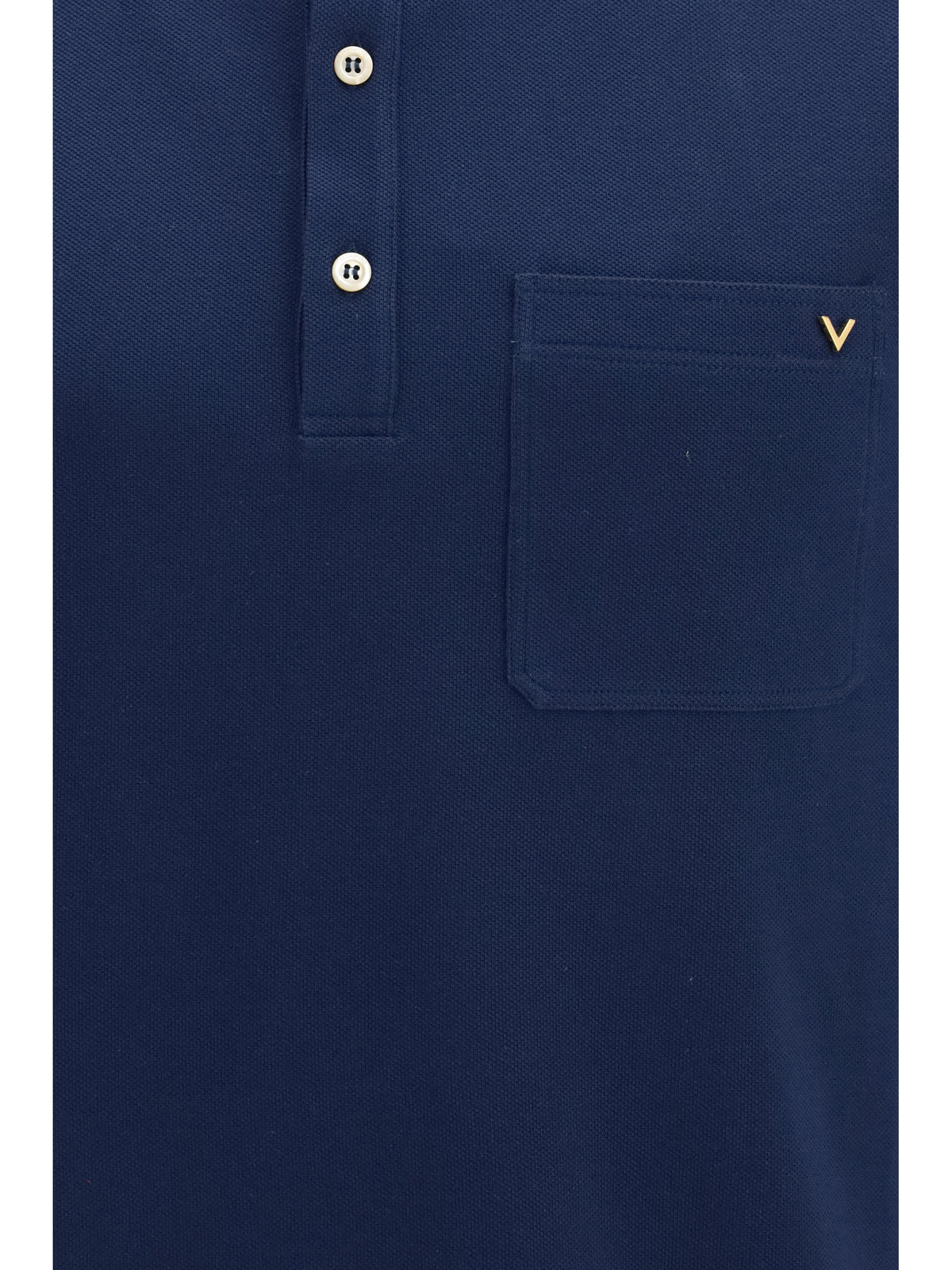 VALENTINO Valentino Men Cotton Piqué Polo With Vlogo