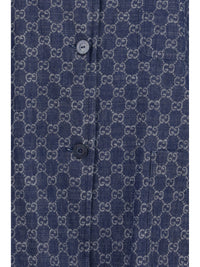 Gucci Women Gg Jacquard Cotton Jacket
