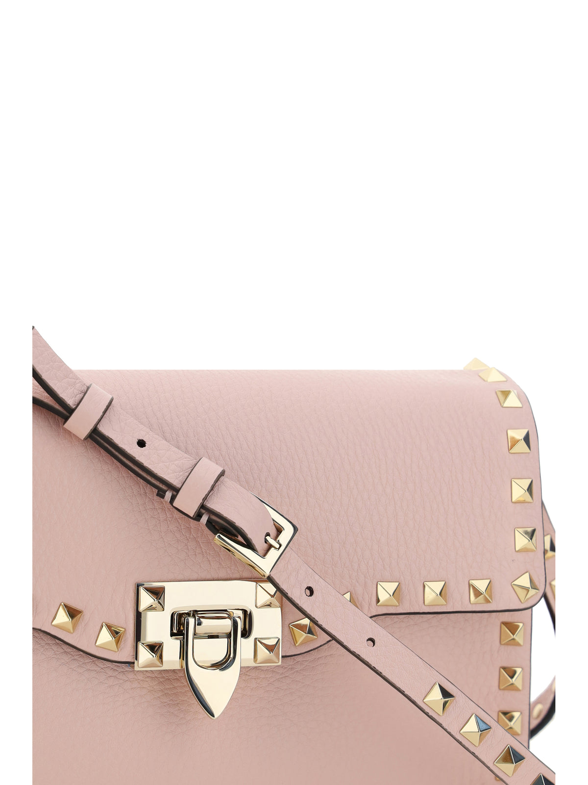 Valentino Garavani Women Rockstud Mini Shoulder Bag In Garnet Calfskin