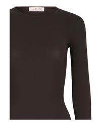 Valentino Womens Jersey Knit Bodysuit