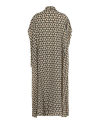 Valentino Womens Toile Iconographe Cape-Overlay Silk Maxi Dress