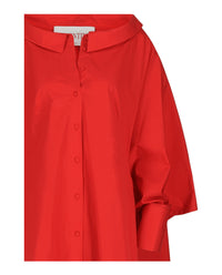 Valentino Valentino Womens Button-Front Cape Dress