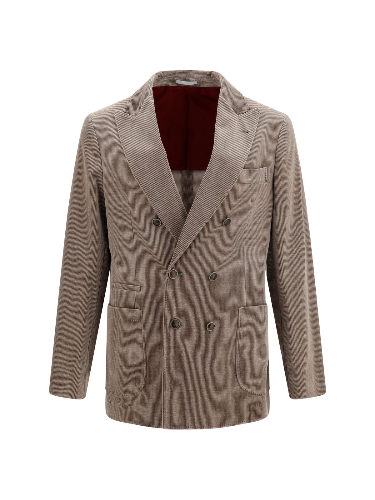 BRUNELLO CUCINELLI Brunello Cucinelli Men Double-Breasted Corduroy Jacket