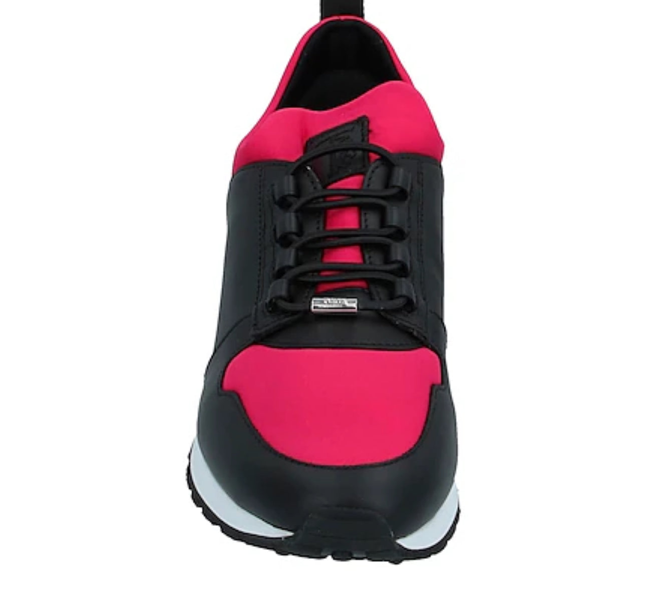 Tods Technical Fabric Low-Top Sneakers with Fuchsia Panels