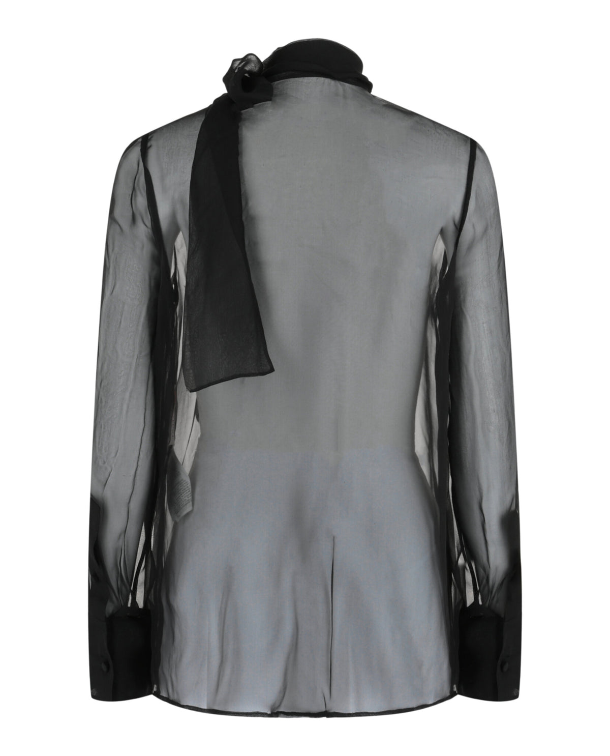 Valentino Womens Sheer Chiffon Blouse