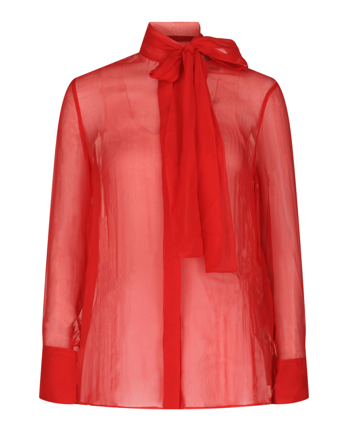 Valentino Valentino Womens Sheer Organza Blouse