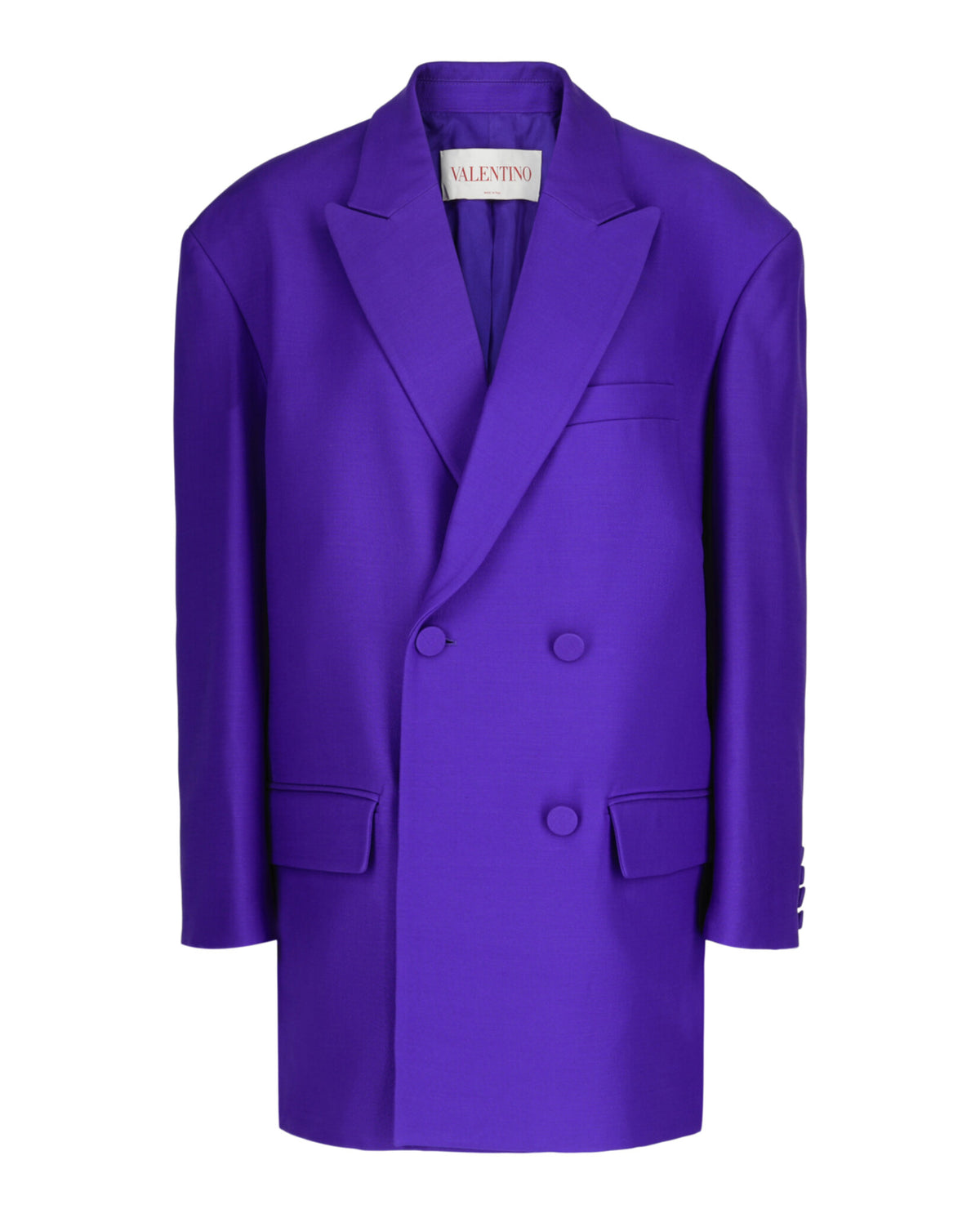 Valentino Valentino Womens Oversized Double-Breasted Blazer