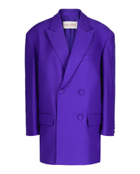 Valentino Valentino Womens Oversized Double-Breasted Blazer