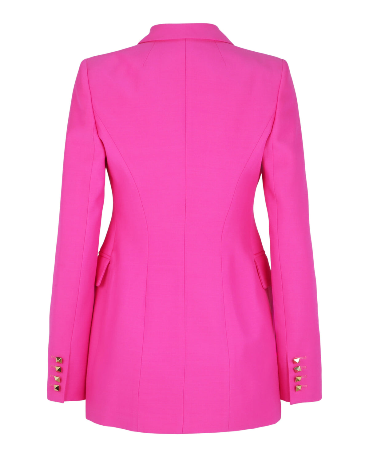 Valentino Womens Wool Blend Double Breasted Blazer