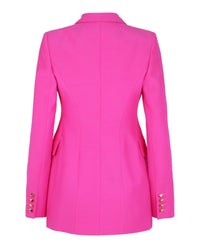Valentino Womens Wool Blend Double Breasted Blazer