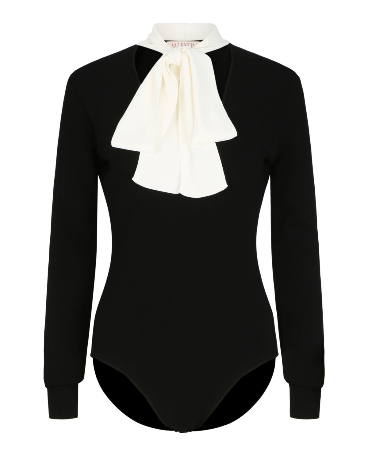 Valentino Womens V-Neck Bodysuit W/Shawl