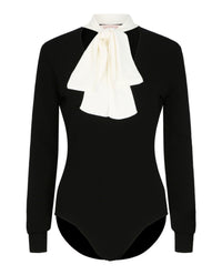 Valentino Womens V-Neck Bodysuit W/Shawl