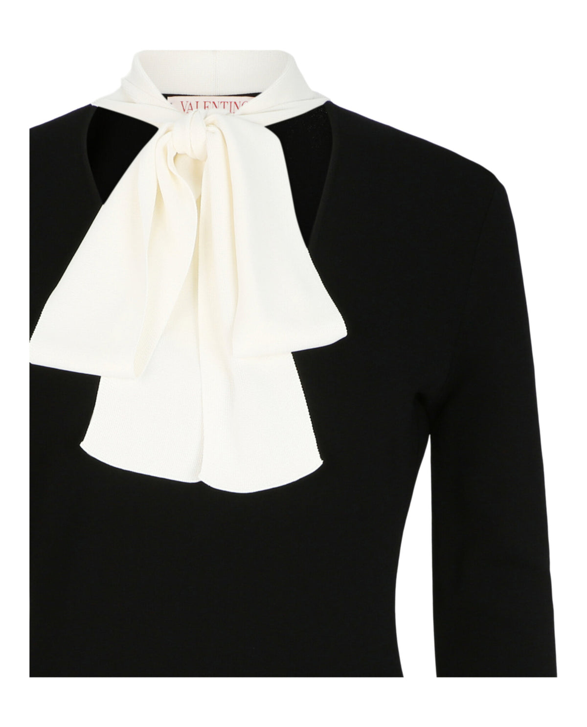 Valentino Womens V-Neck Bodysuit W/Shawl
