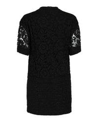 Valentino Womens Vlogo Chain Embellished Lace Dress