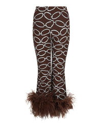 Valentino Valentino Womens Patterned Knit Pants