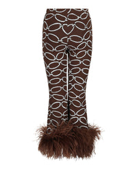 Valentino Valentino Womens Patterned Knit Pants