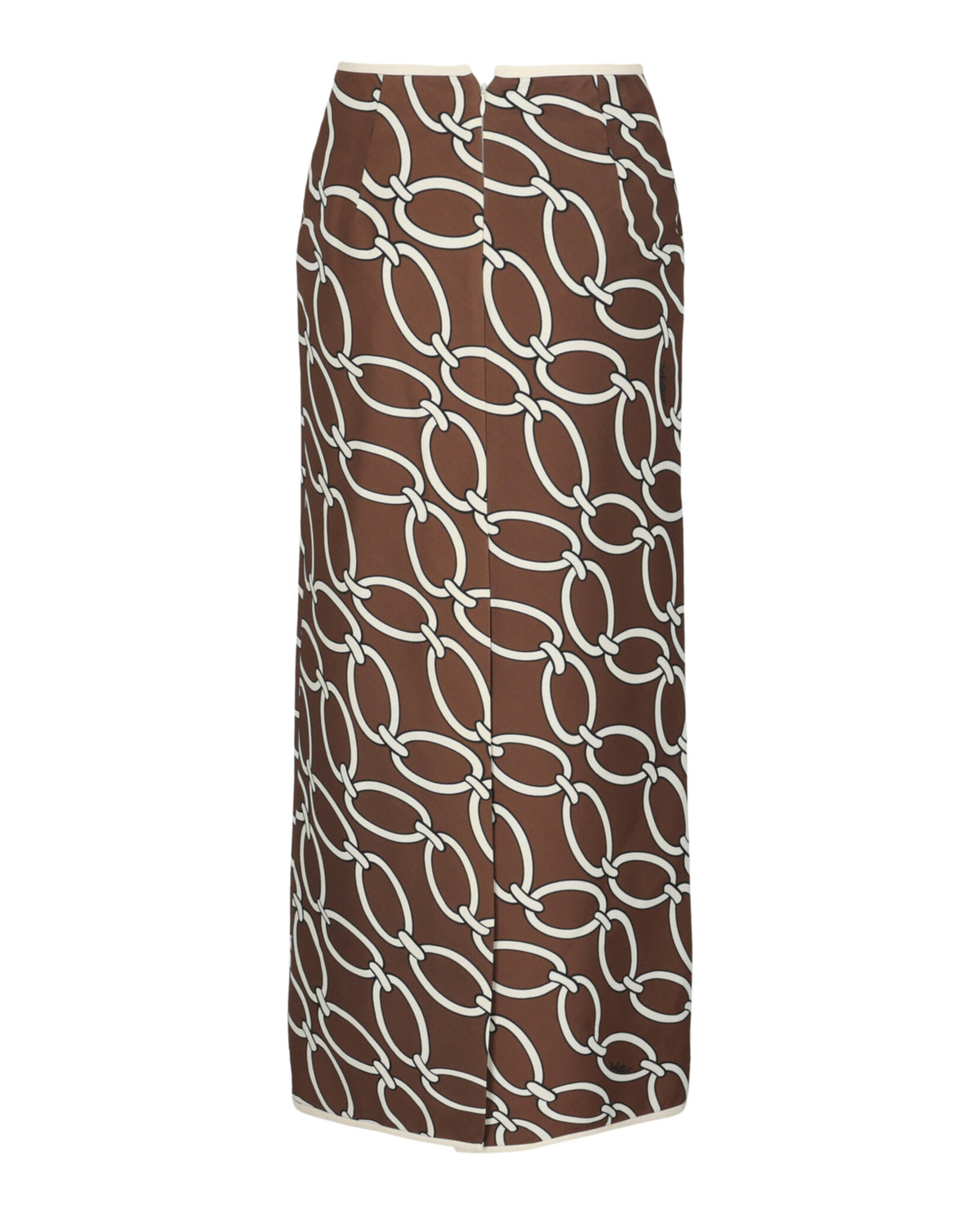 Valentino Valentino Womens 1976 Chain-Link Print Maxi Skirt