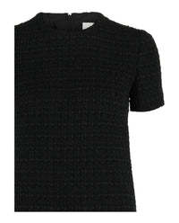 Valentino Womens Wool Tweed Short Dress with Roman Stud Pockets
