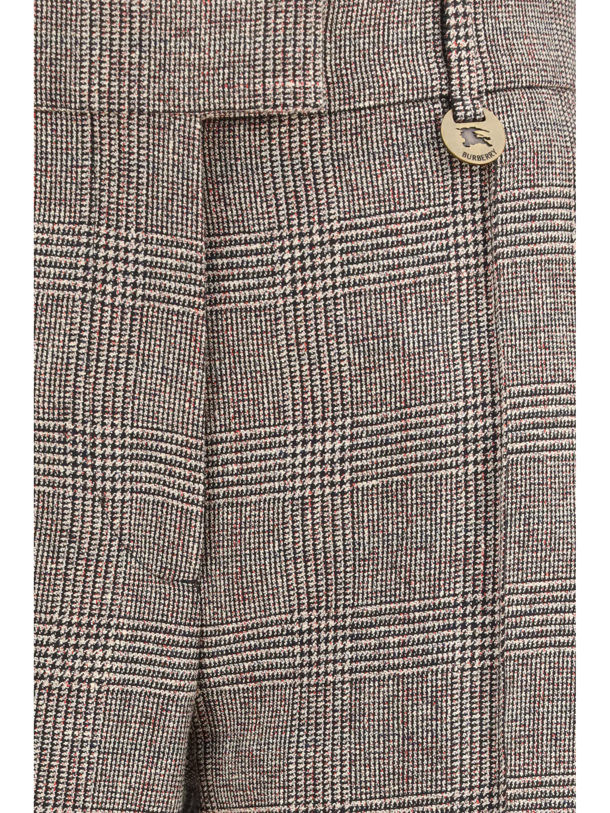 Burberry Women Tailored Linen And Wool-Blend Pants