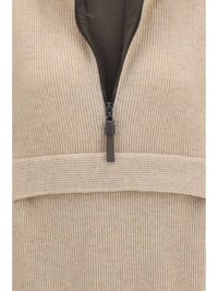 BRUNELLO CUCINELLI Brunello Cucinelli Women Cashmere Half-Zip Sweater