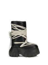 Rick Owens Women Megalace Lunar Mega Tractor Knee-High Boots