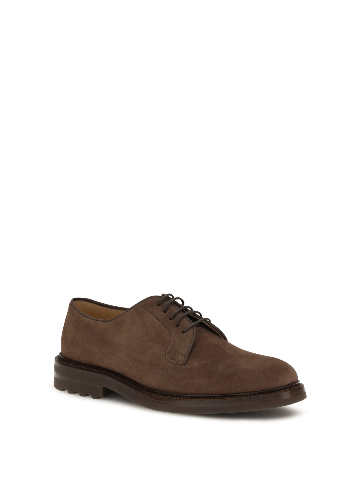 Brunello Cucinelli Men Suede Lace-Up Shoes