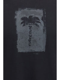 Palm Angels Men Palm Tree Cotton T-Shirt