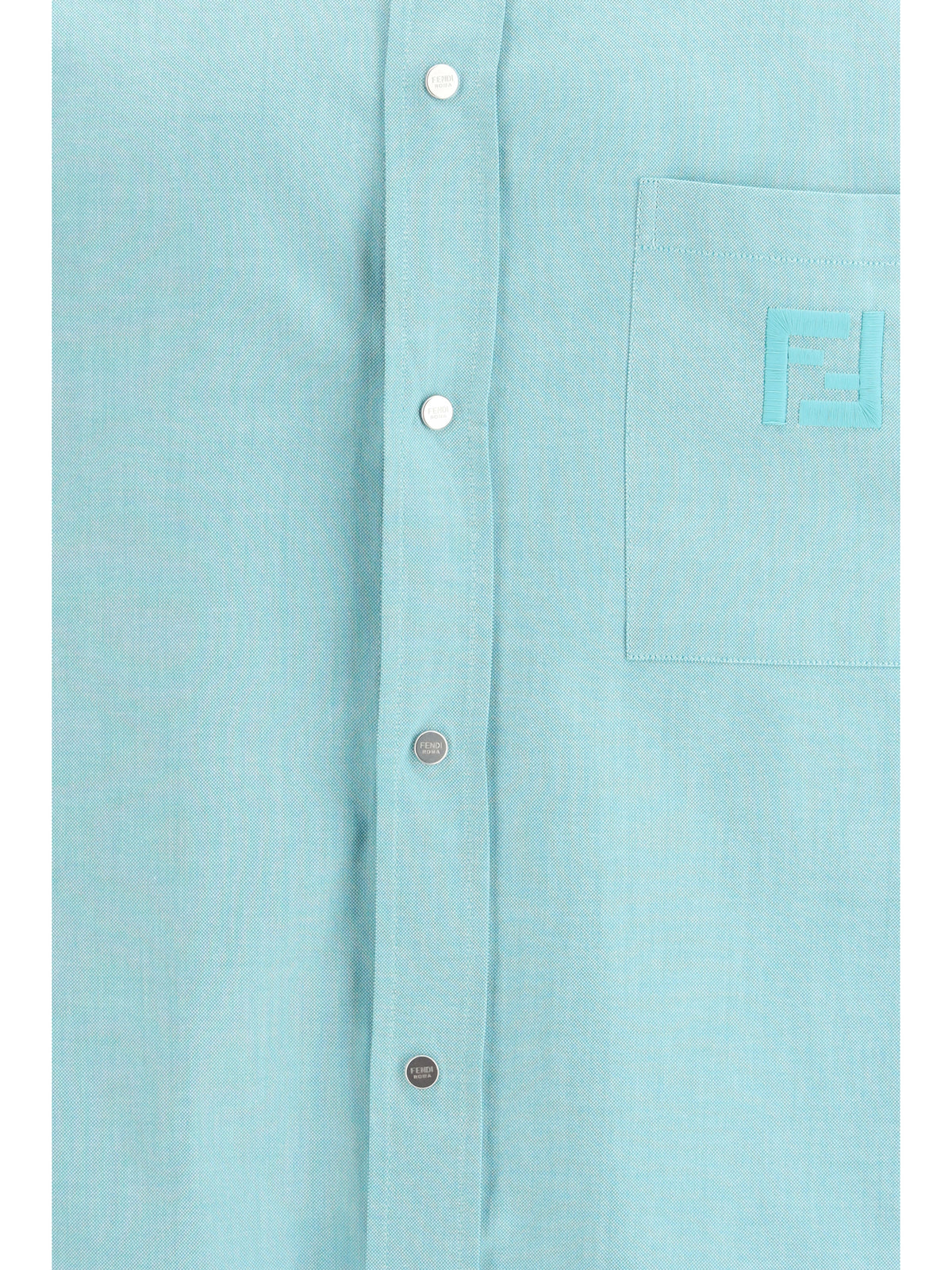 FENDI Fendi Men Oxford Cotton Shirt