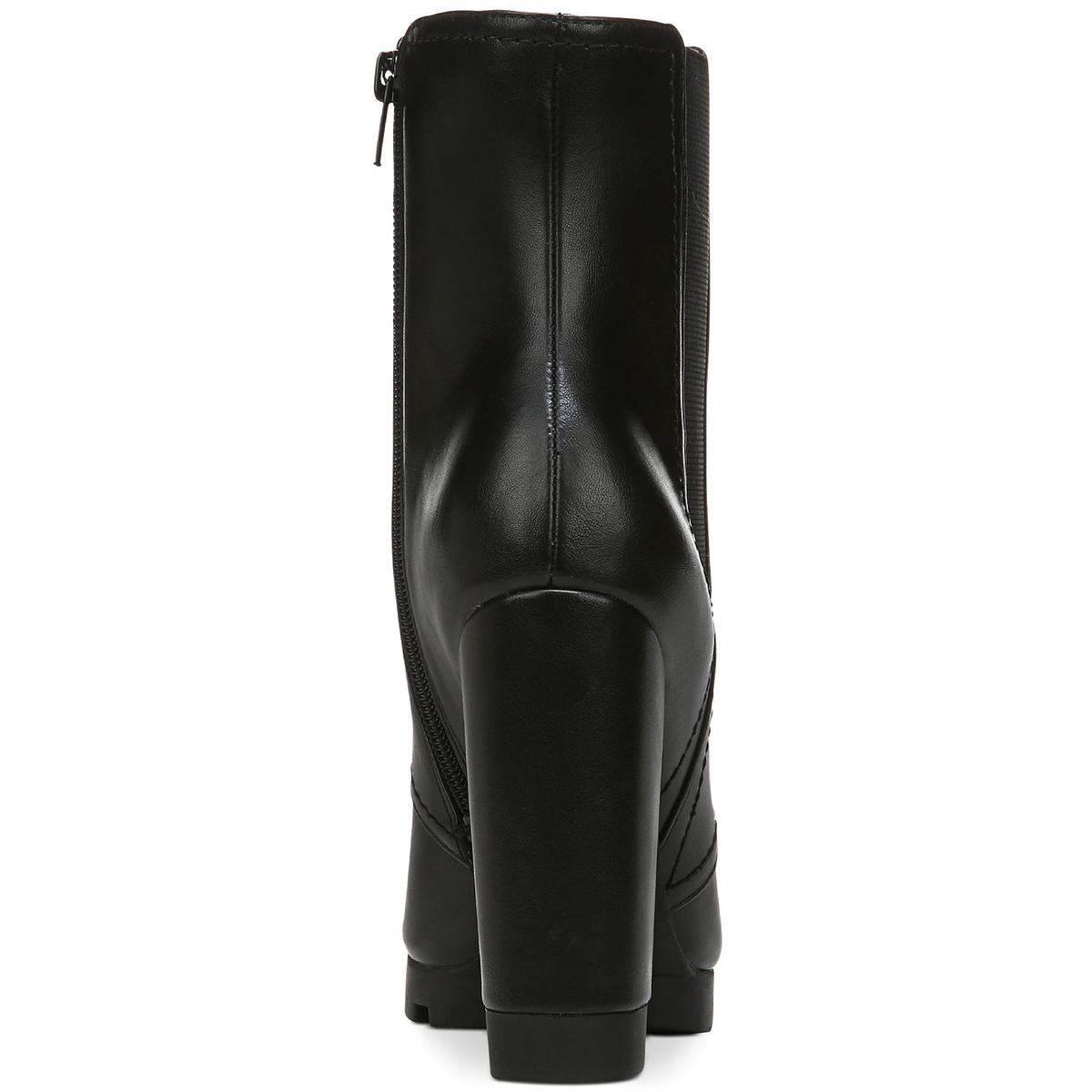 Graciie P Womens Faux Leather Ankle Ankle Boots