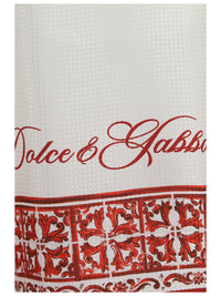 DOLCE & GABBANA Dolce & Gabbana Men Maiolica Print Jacquard Twill Shorts