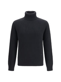 Ami Paris Men Embroidered Logo High-Neck Sweater