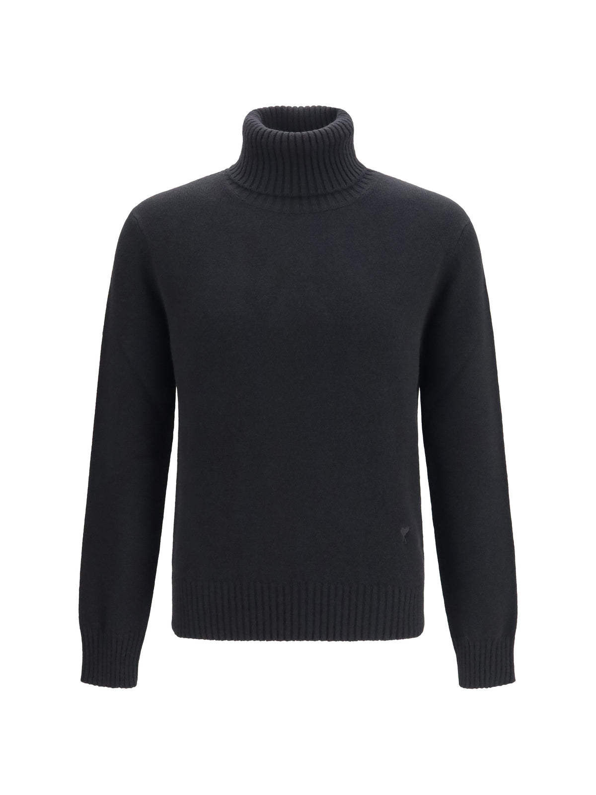 Ami Paris Men Embroidered Logo High-Neck Sweater