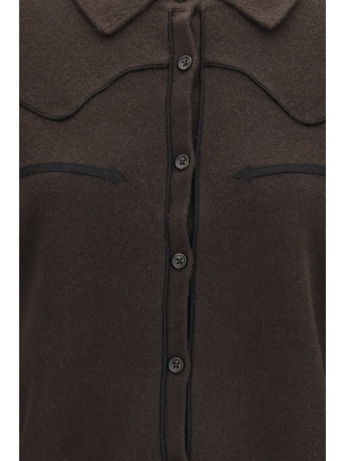 GUEST IN RESIDENCE Guest In Residence Women Cropped Western Cashmere Shirt