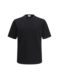 SAINT LAURENT Saint Laurent Men Cotton Jersey T-Shirt With Embroidered Logo