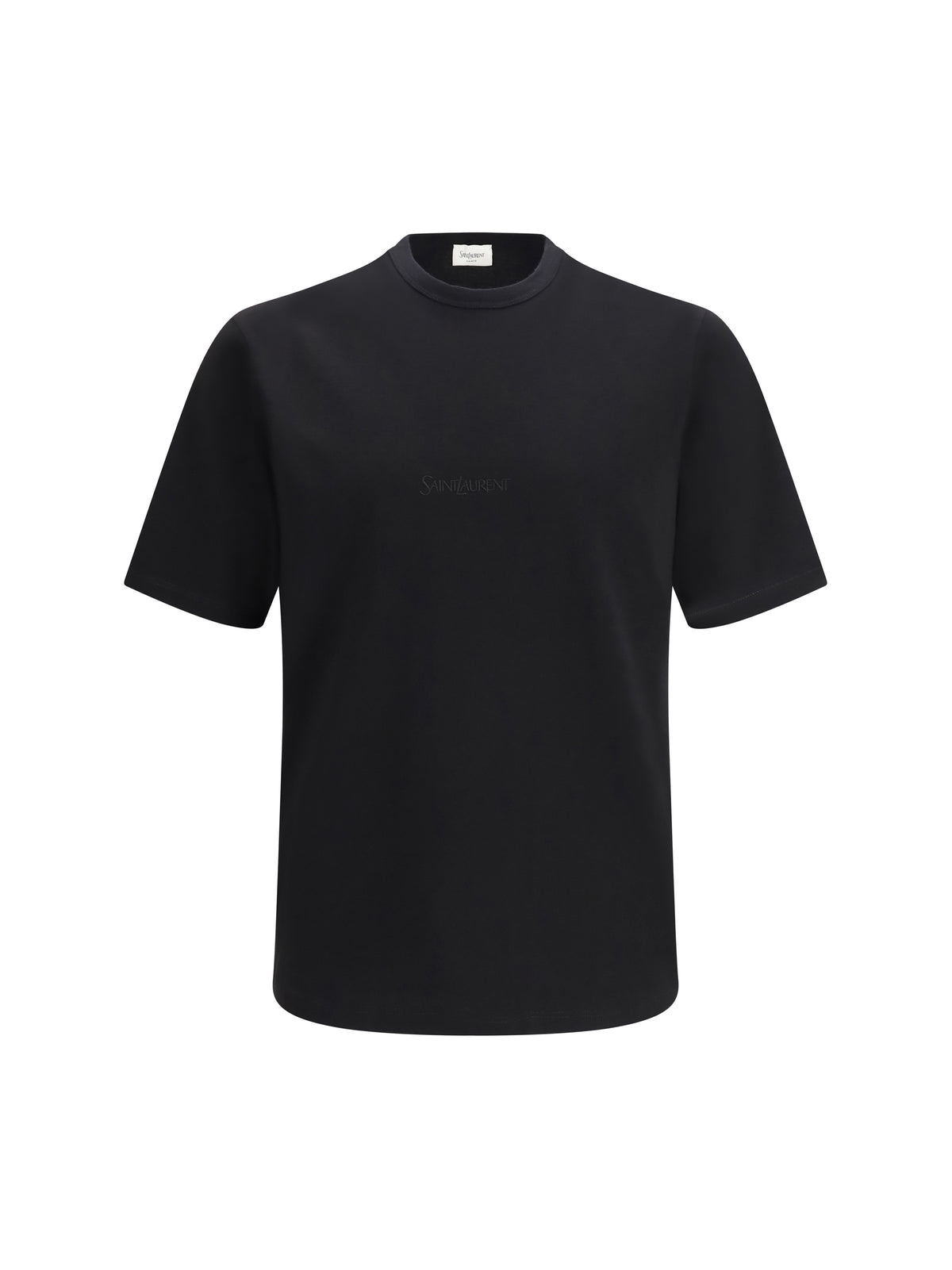 SAINT LAURENT Saint Laurent Men Cotton Jersey T-Shirt With Embroidered Logo