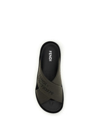 FENDI Fendi Men Double Slide Sandals