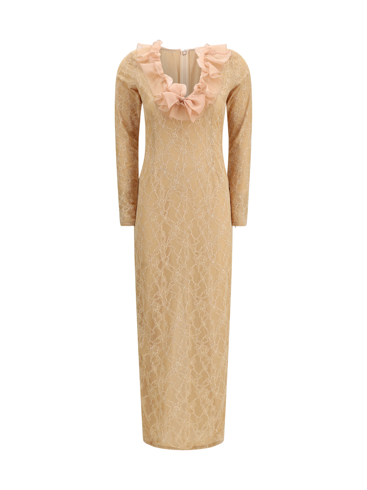 Alessandra Rich Women Stretch Lace Evening Dress