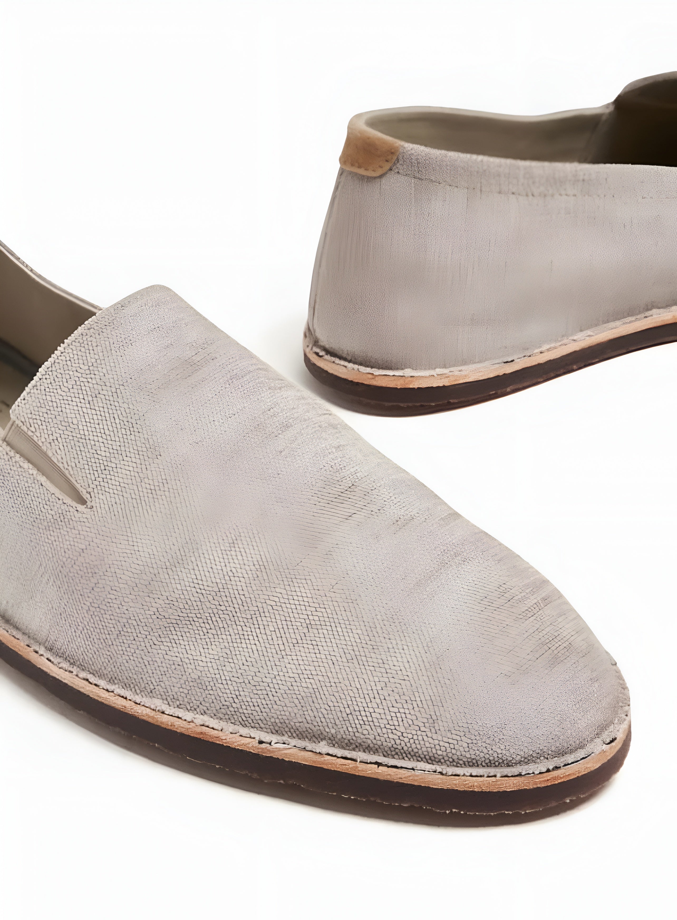 Brunello Cucinelli Mens Light Grey Espadrilles