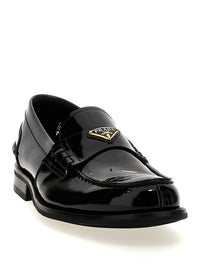 PRADA Prada Men Logo Patent Leather Loafer