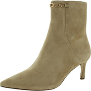 Frida Womens Pointed Toe Ankle Boots