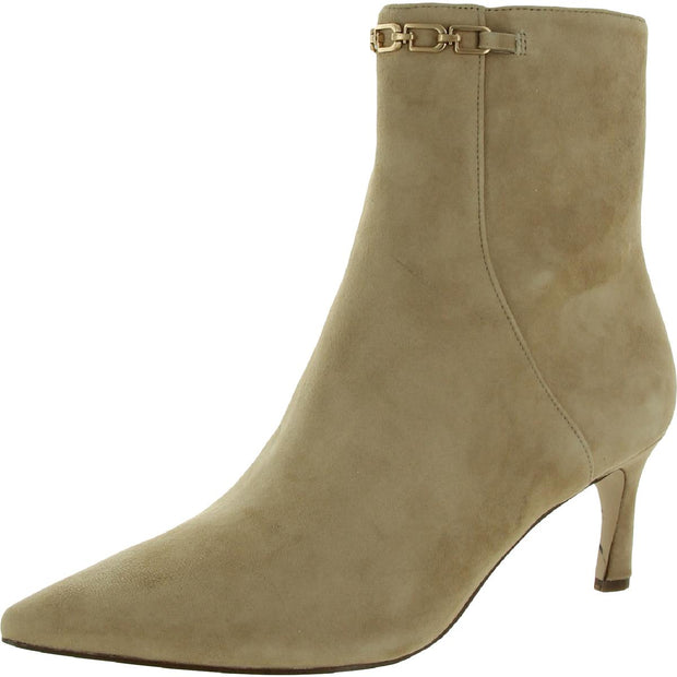 Frida Womens Pointed Toe Ankle Boots