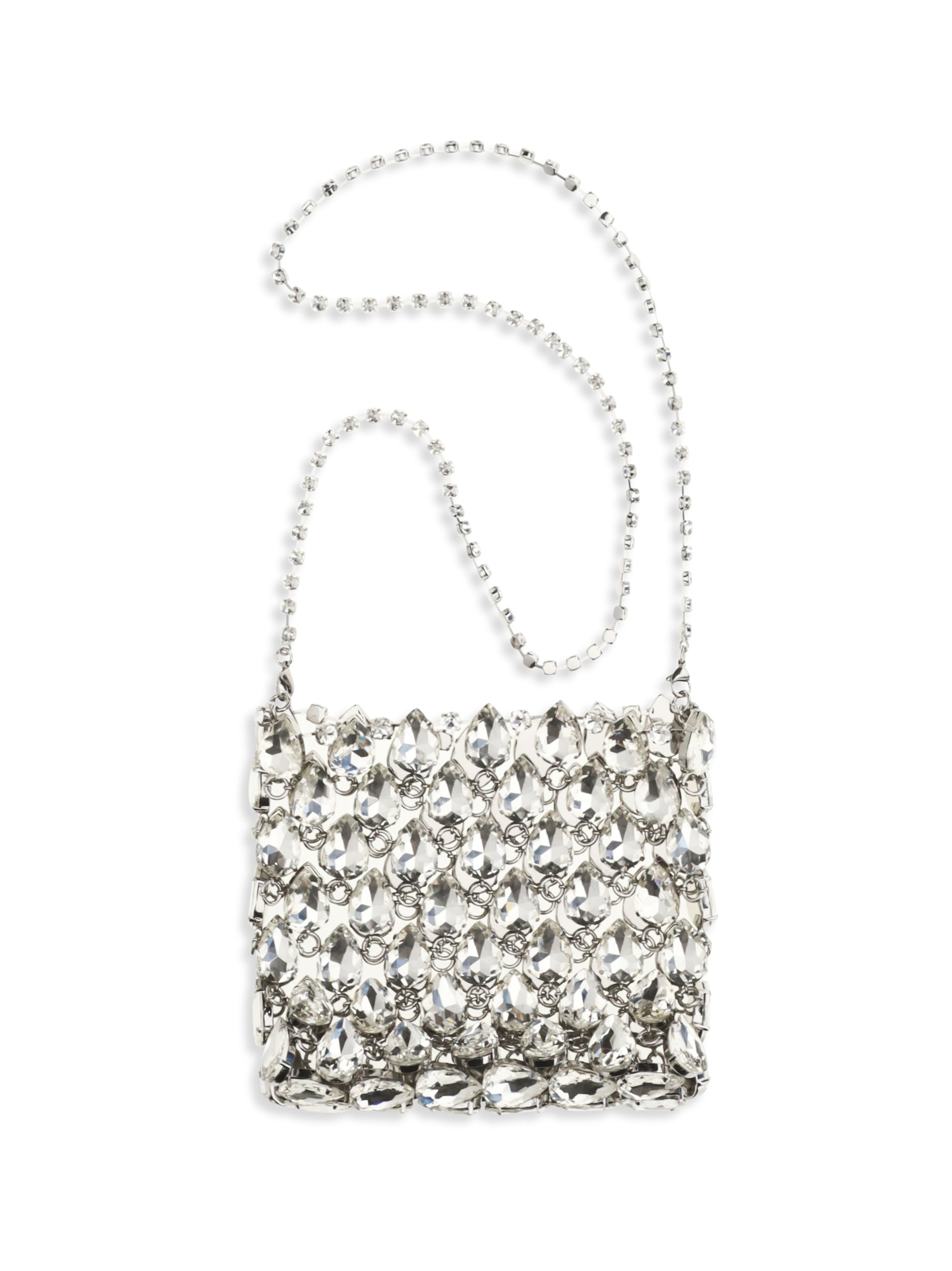 SELF-PORTRAIT Self-Portrait Women Crystal Mesh Pouch