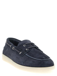 PRADA Prada Men Suede Boat Shoe