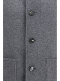 Ami Paris Men Wool And Cashmere Boule Jacket