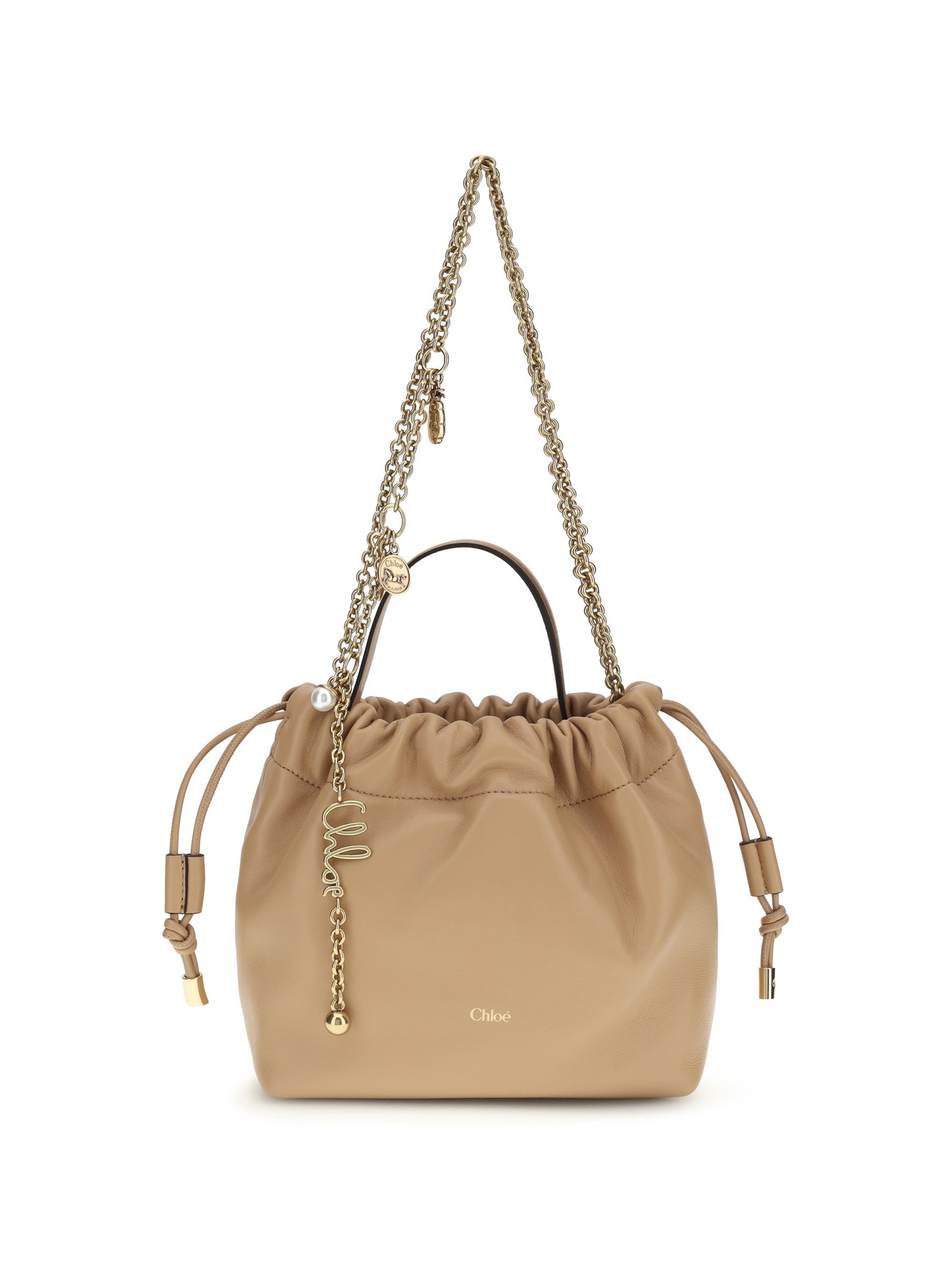 CHLOÉ Chloé Women Icons Leather Chain Shoulder Bag