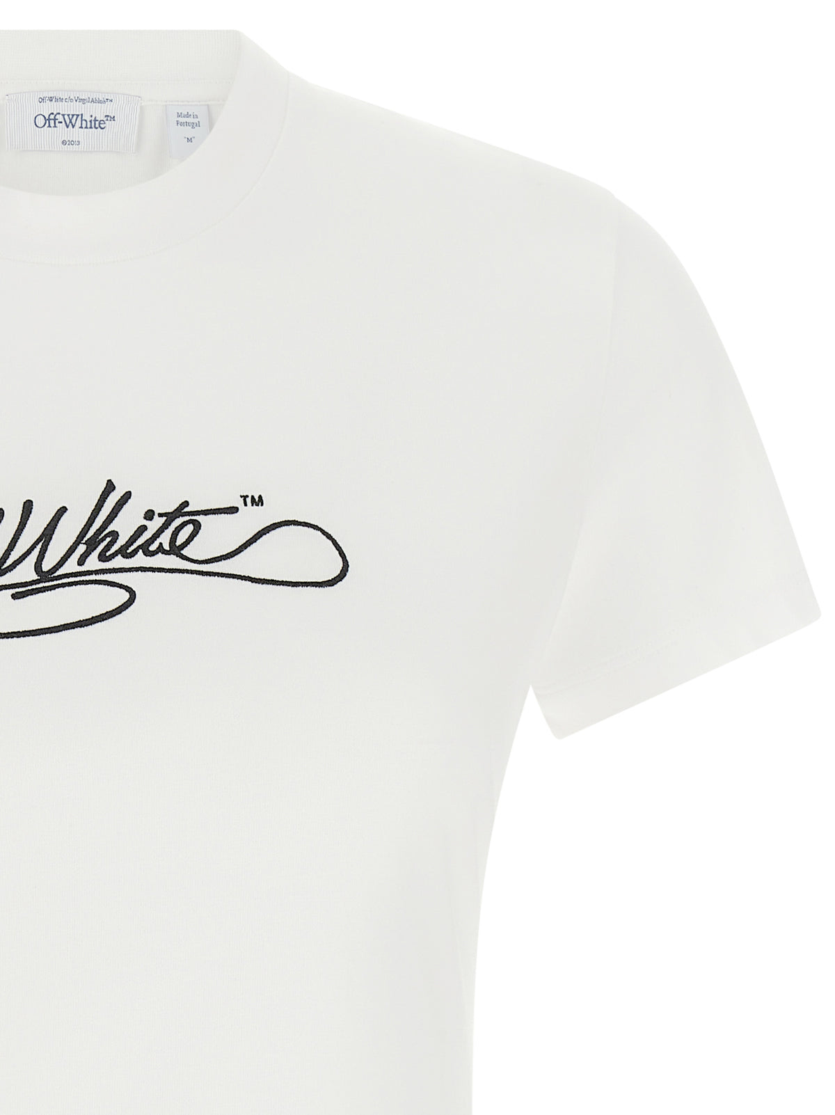 Off-White Women Logo Embroidery T-Shirt