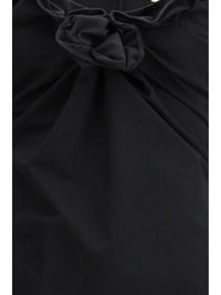 Magda Butrym Women Sleeveless Dress With A Draped Neckline