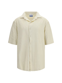 Off-White Men Off Terry Bowling Shirt