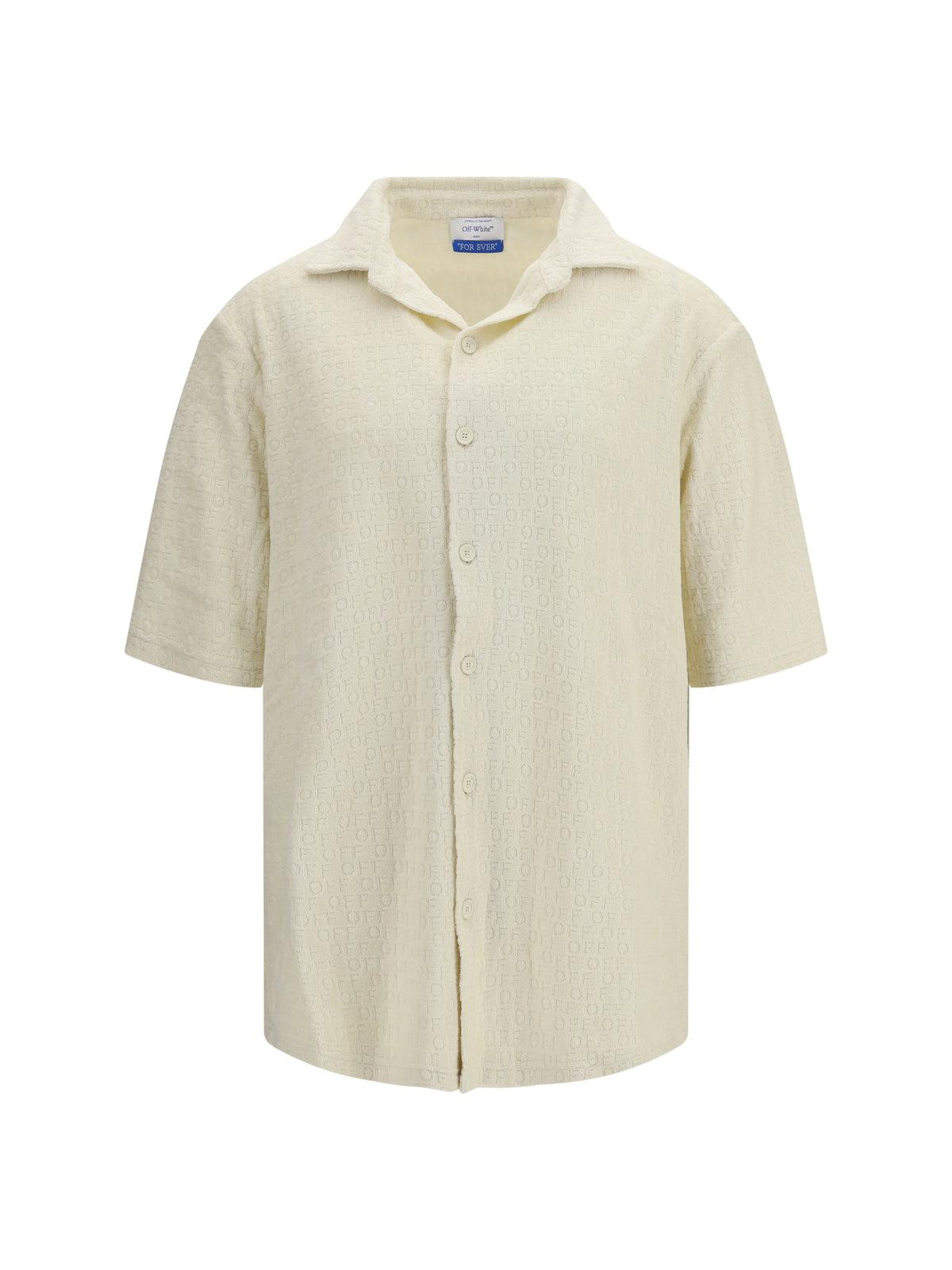 Off-White Men Off Terry Bowling Shirt